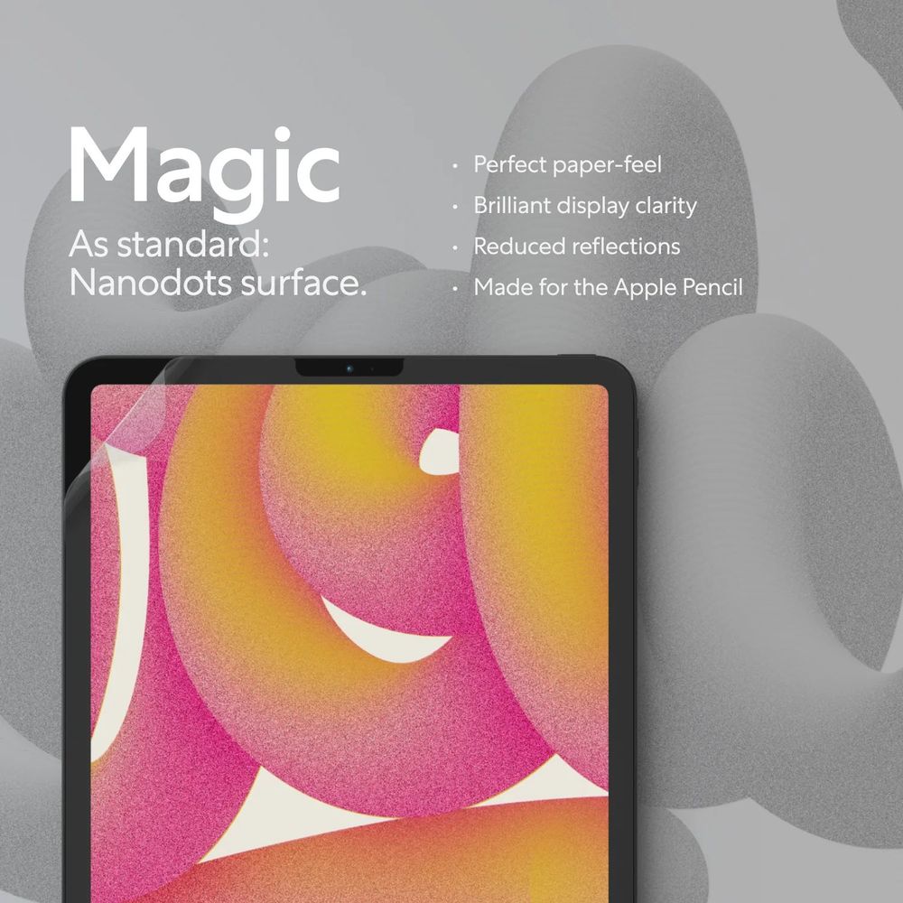 Paperlike es un protector de pantalla con efecto papel para dibujar y tomar notas en iPad Pro 12,9"